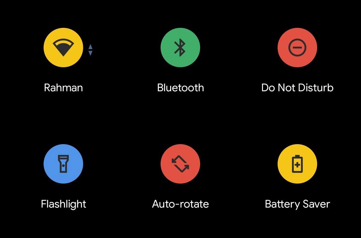يمكن لنظام Android 11 إحضار الرموز الملونة إلى لوحة الإعدادات السريعة 2