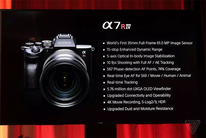 تأتي كاميرا A7R IV الاحترافية الجديدة من سوني مزودة بمستشعر مذهل بدقة 61 ميجابكسل 2