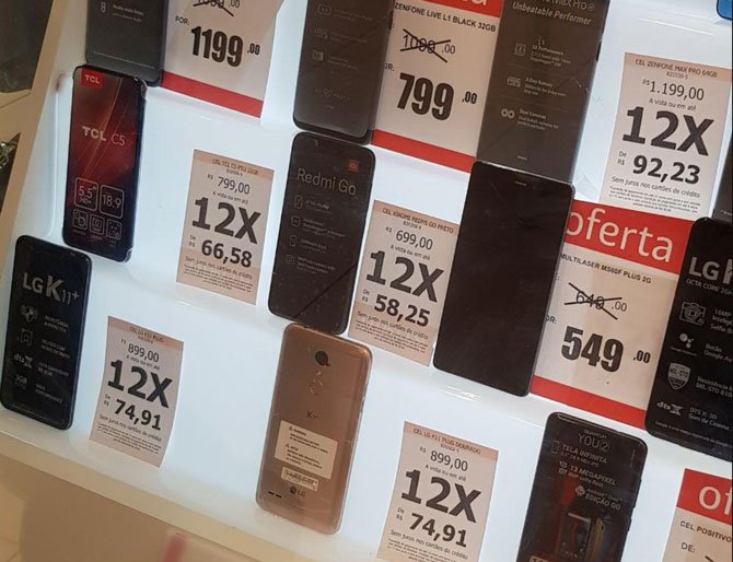 يظهر سعر Xiaomi Redmi Go في متاجر Pernambucana مبكرًا ؛ الدفع 3