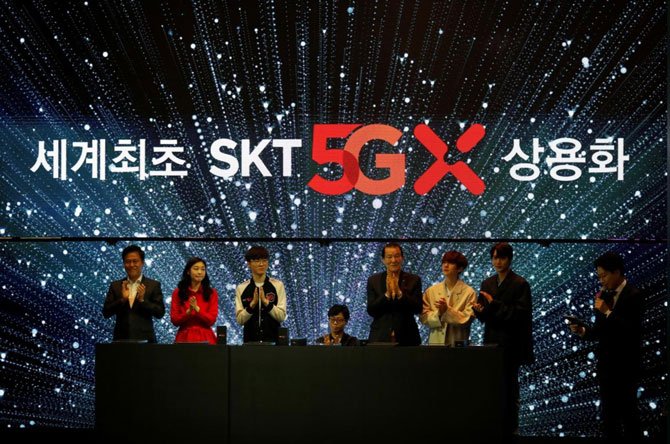 بدأت: أول شبكة 5G في العالم smartphones تم تنشيطه في كوريا الجنوبية 2