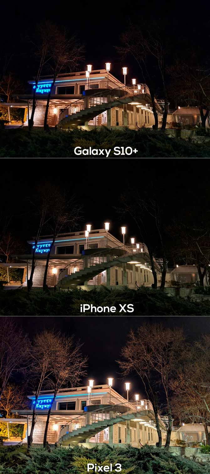 يعمل Google Pixel 3 بشكل أفضل في مقارنة اللقطات الليلية مع iPhone XS و Galaxy S10 + 6