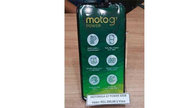 يظهر Moto G7 Power في صور المتاجر البرازيلية بسعر التجزئة 3