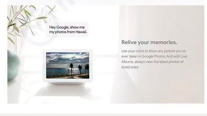 صفحة Google الرئيسية Hub سيكون أول مكبر صوت ذكي من Google بشاشة مقاس 7 بوصات 8