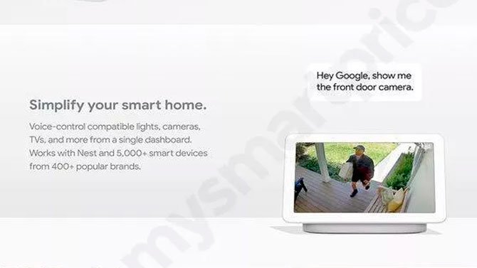 صفحة Google الرئيسية Hub سيكون أول مكبر صوت ذكي من Google بشاشة مقاس 7 بوصات 7