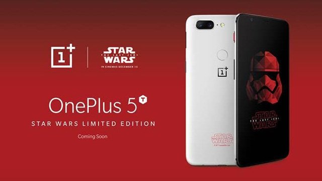 OnePlus 5T ganhará versão limitada de Star Wars ainda este mês