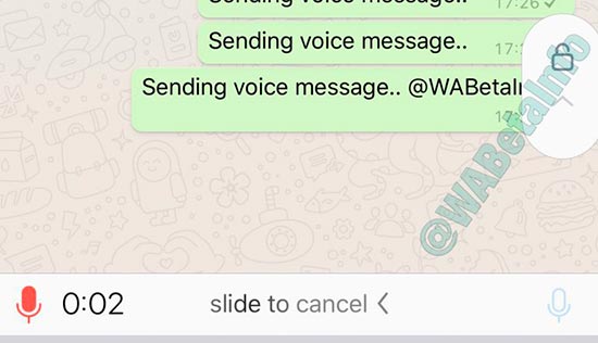 ميزة اختبارات WhatsApp لإرسال الرسائل الصوتية دون الضغط على الزر 3
