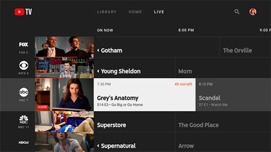خدمة الاشتراك YouTube يفوز التلفزيون بتطبيق Apple TV و Roku و XOne و Android TV 2