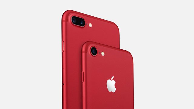 Apple encerra a produção do iPhone 7 vermelho