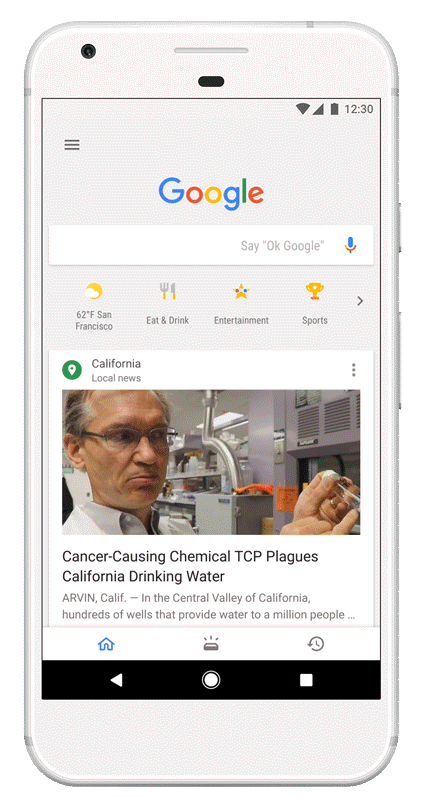 تعمل Google على تحسين موجز الأخبار في تطبيق البحث لنظامي التشغيل Android و iOS 4