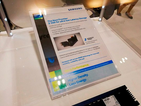 تعرض Samsung أول نموذج أولي مادي لـ SSD بذاكرة Z-NAND 3
