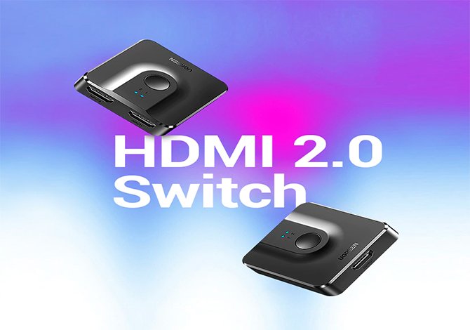 مقابل أقل من 30 ريالاً برازيليًا ، يتيح التبديل HDMI 4K 60FPS تبديل الجهاز بسهولة 2