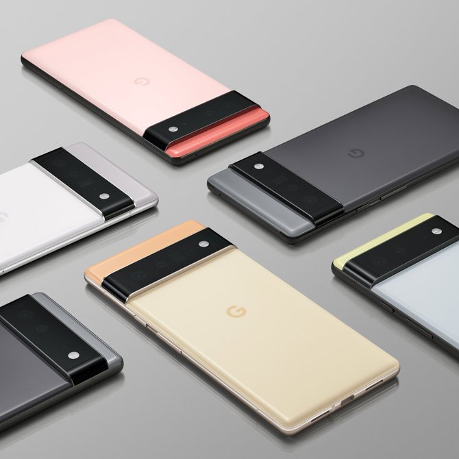 ألوان Google Pixel 6 الجديد