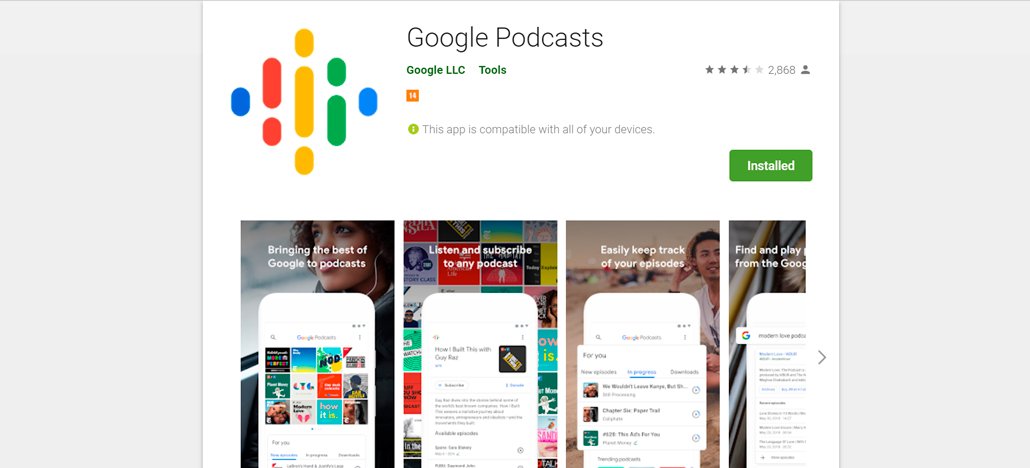 Google finalmente lança aplicativo para Podcasts no Android