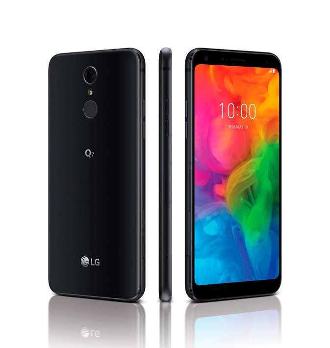 تقدم LG خط smartphones وسطاء LG Q7 2