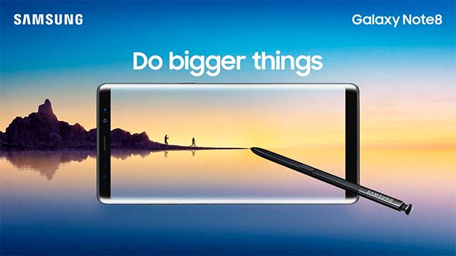 Samsung lança oficialmente o Galaxy Note 8 com câmera dupla e tela de 6,3&apos;&apos;