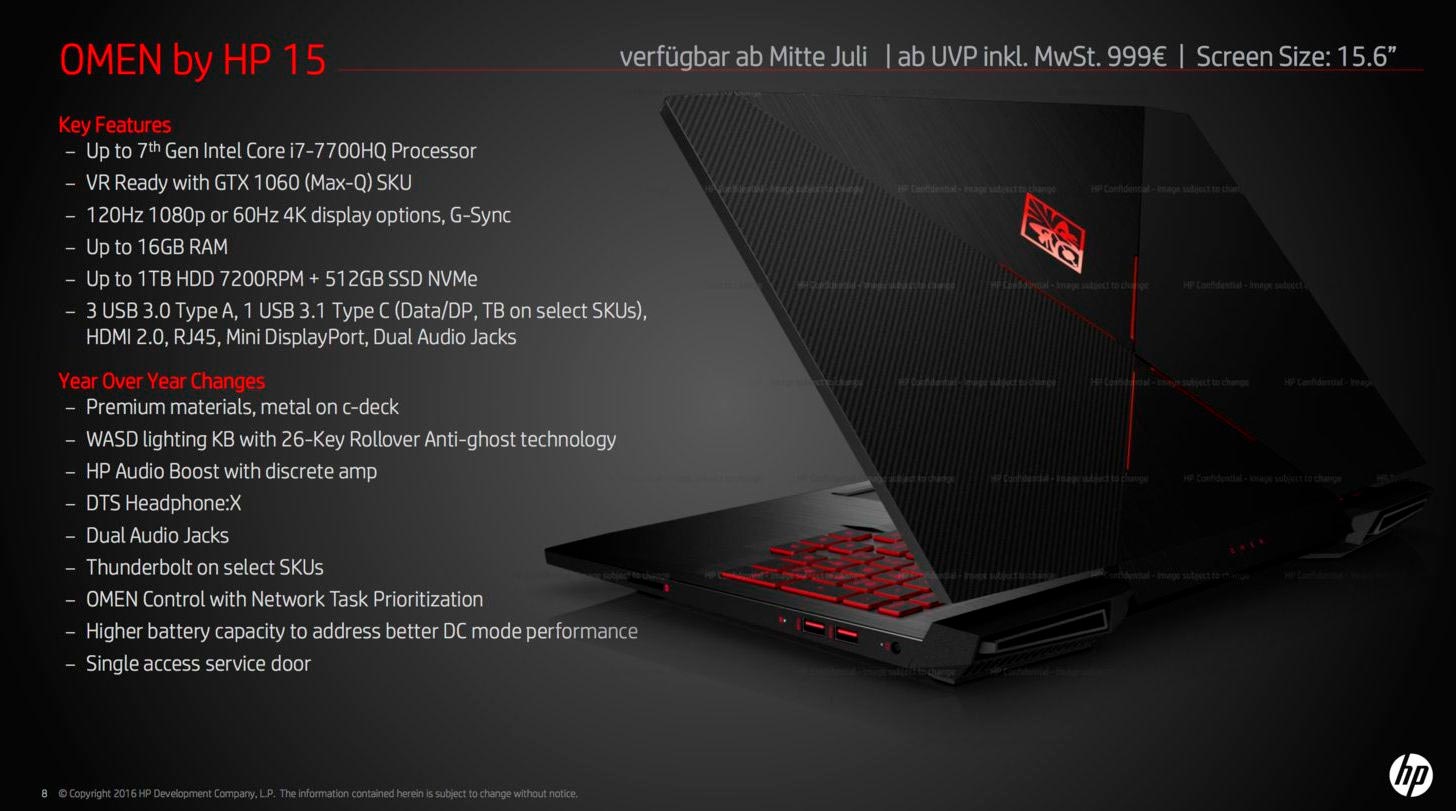 تعلن HP عن منتجات Omen الجديدة بما في ذلك PC Gamer مع AMD Vega 10 GPU 5