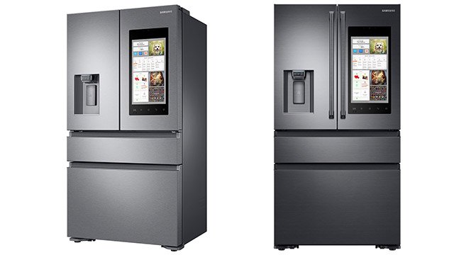 Samsung continua no segmento de geladeiras interativas e mostra modelo com painel de 21,5" e comando de voz