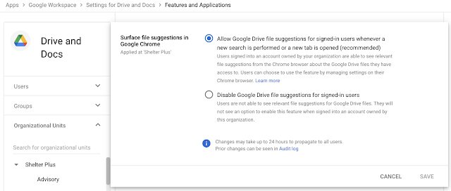 سيوفر Google Chrome الآن وصولاً سريعًا إلى الملفات الموجودة على Google Drive