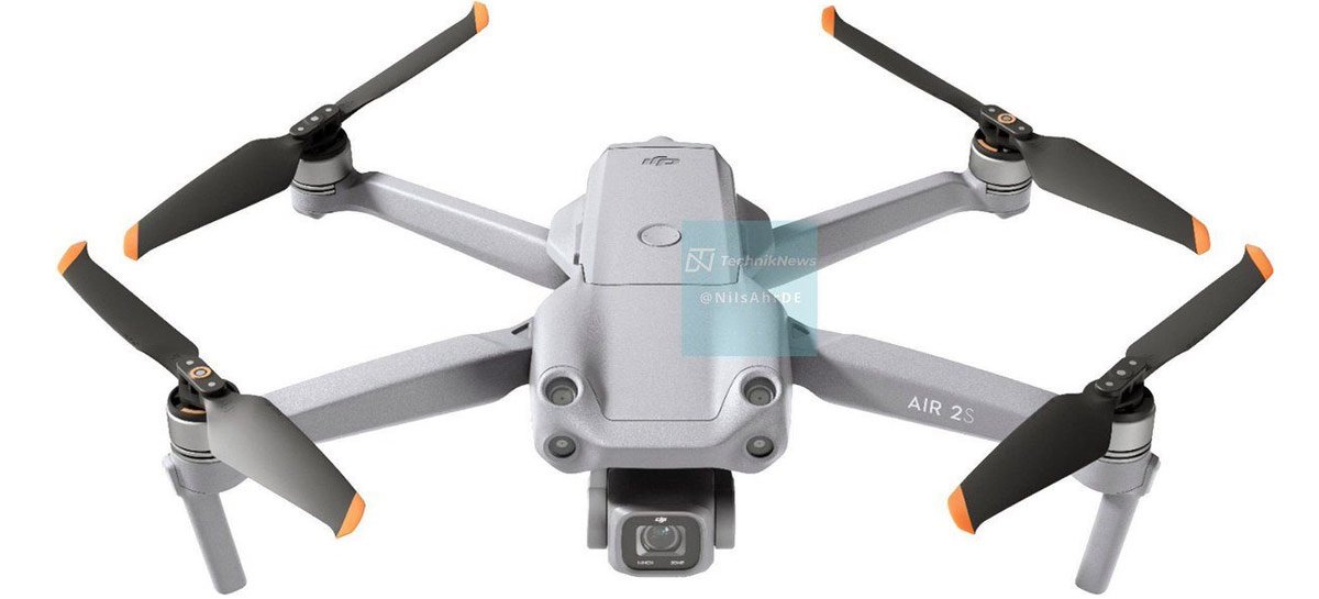 DJI Air 2S: Fotos vazadas confirmam design e tecnologias do drone
