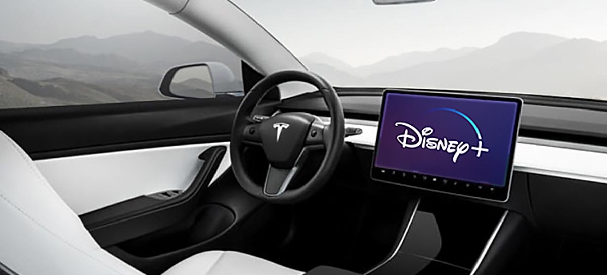 Disney+ chega aos veículos da Tesla em breve