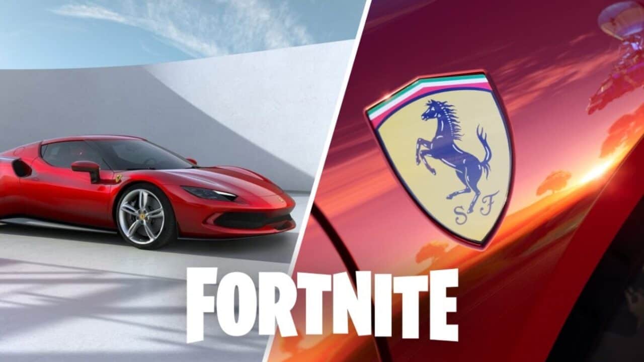 Fortnite يدير Gran Turismo وينفذ سيارة فيراري!  قاسي!