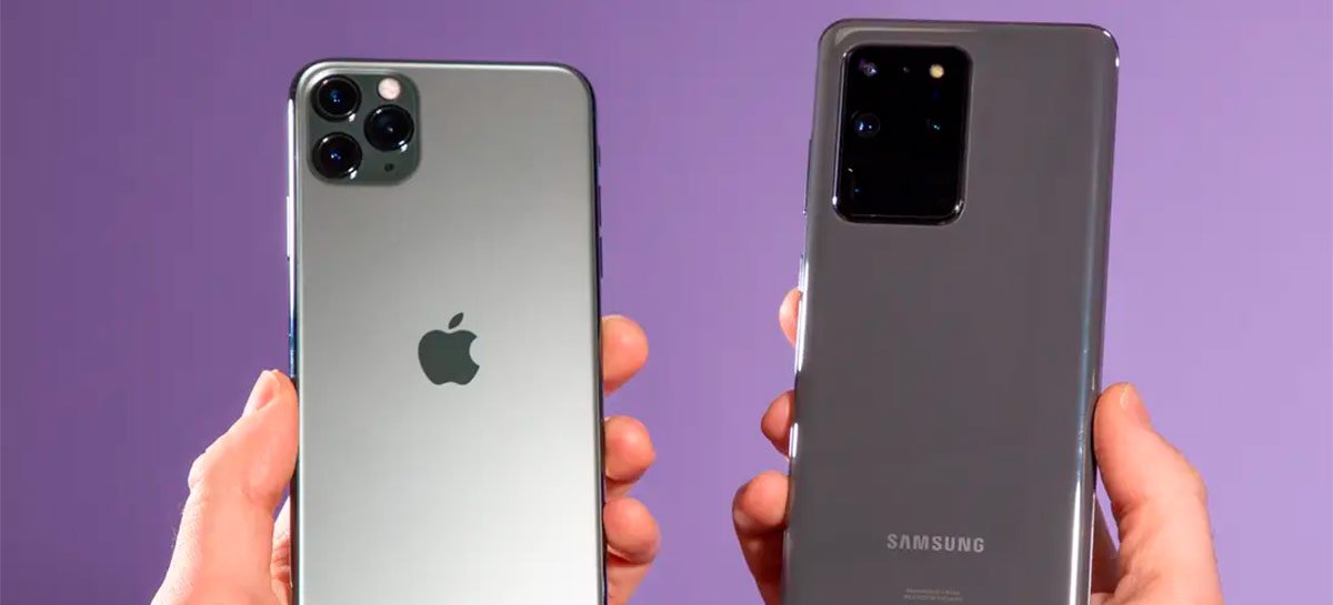 Galaxy S20 Ultra vs. iPhone 11 Pro Max: Qual celular se sai melhor num teste de quedas?