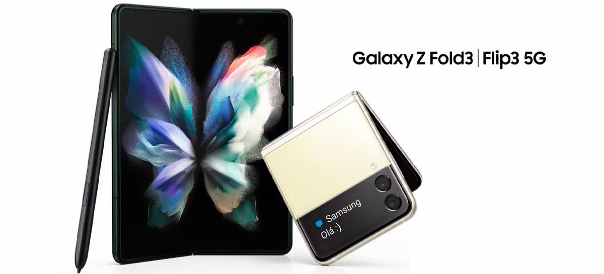Galaxy Z Fold 3 e Z Flip 3 batem recorde de reservas na pré-venda