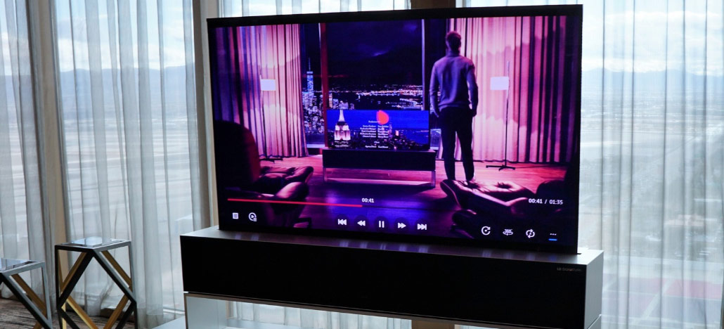 LG تكشف رسمياً عن Signature OLED TV R ، أول تلفاز ذكي "رول أب" 1