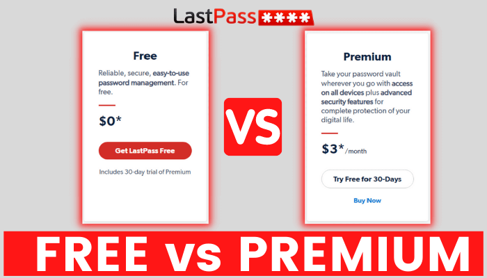 LastPass Premium vs Free | مقارنة متعمقة 1