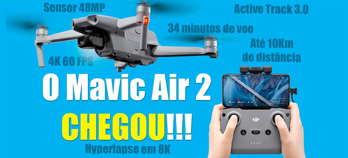 Mavic Air 2 مذهل - كاميرا بدقة 48 ميجابكسل ، بدقة 4K 60 إطارًا في الثانية ، 34 دقيقة ، 10 كم وأكثر