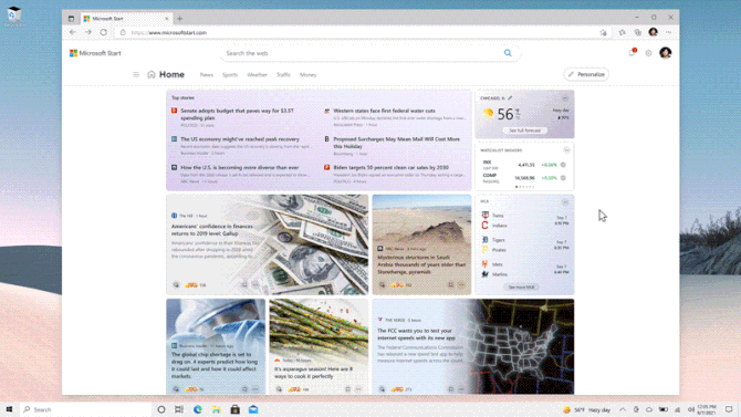Microsoft Start: تعرف على موجز الأخبار الجديد بمظهر Windows 11