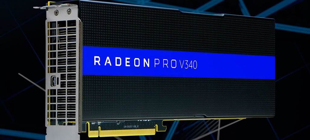 Radeon Pro V340 é uma placa de vídeo profissional da AMD com duas GPUs Vega