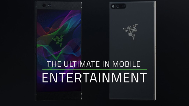 Razer Phone هو جهاز يعمل بنظام Android يركز على الألعاب مع شاشة QuadHD بتردد 120 هرتز 1