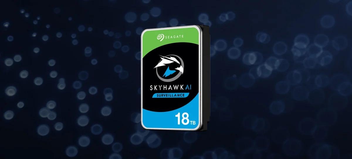 Seagate lança o SkyHawk seu novo HDD com 18 TB armazenamento