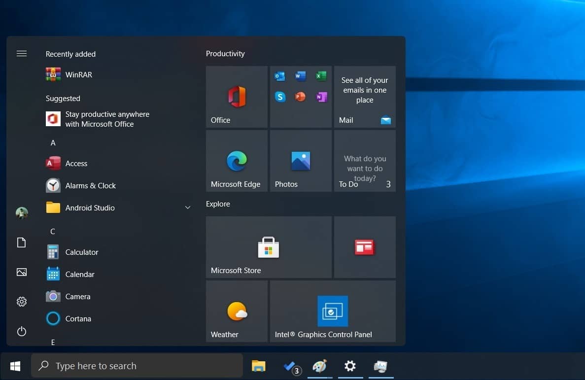 Windows 10 خلفية تفعيل
