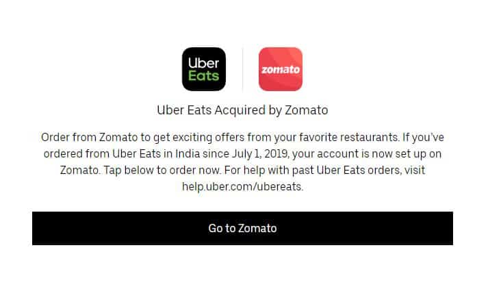 Zomato تستحوذ على Uber Eats: احصل على اشتراك Zomato Gold لمدة 3 أشهر مجانًا