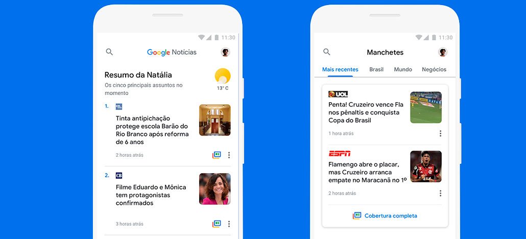 Google Notícias agora tem versão mais leve para smartphones