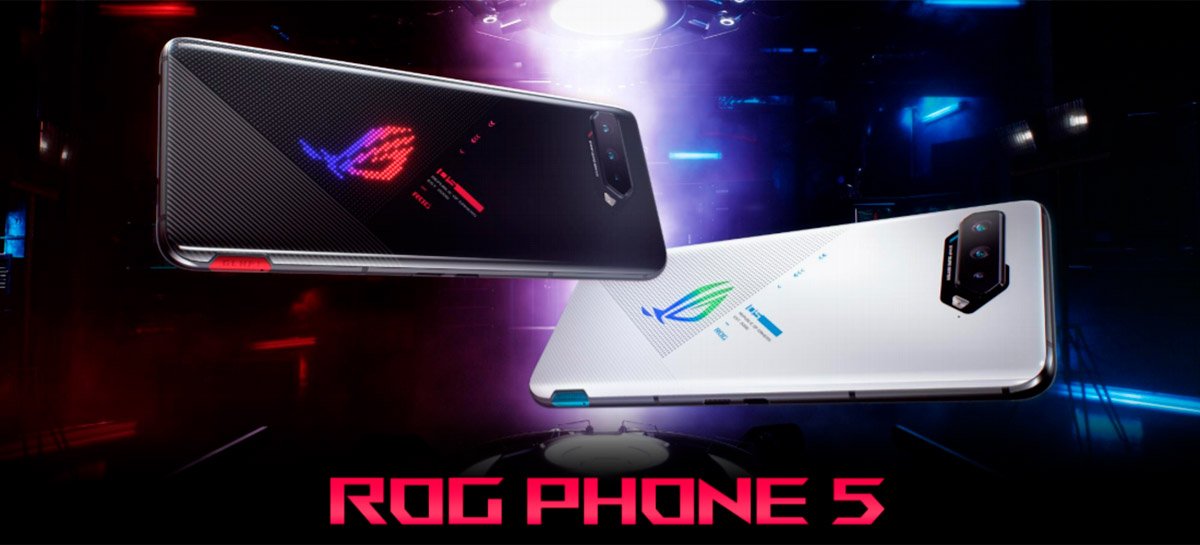 Asus divulga comparativo de bateria do ROG Phone 5 com S21 Ultra e Mi 11