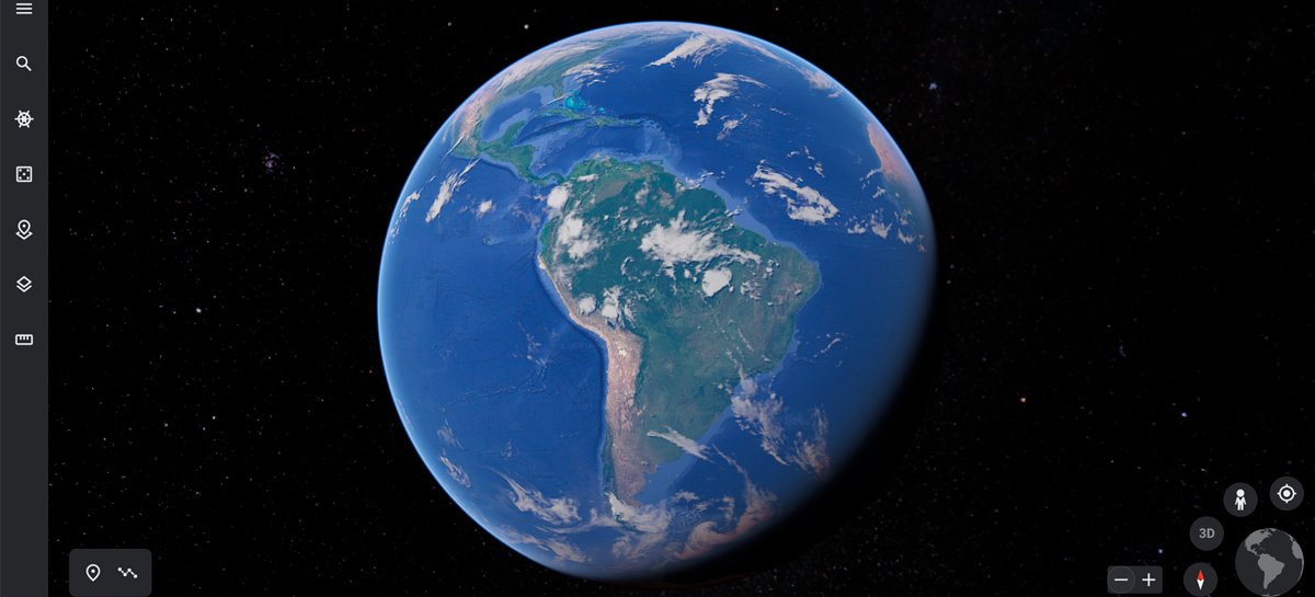 Modo Escuro nativo finalmente chegou ao Google Earth