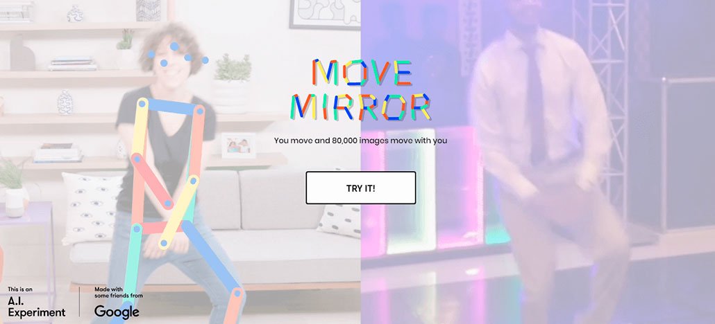 Google lança Move Mirror, uma experiência de IA