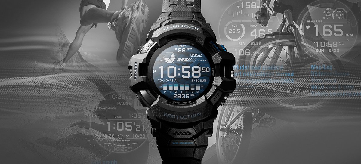 Casio anuncia smartwatch da linha G-Shock com sistema Google Wear OS