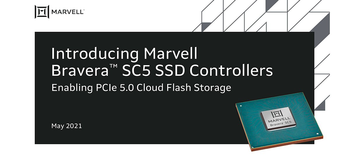 Marvell anuncia controlador SSD PCIe 5.0 até 30 vezes mais rápido que SSDs SATA