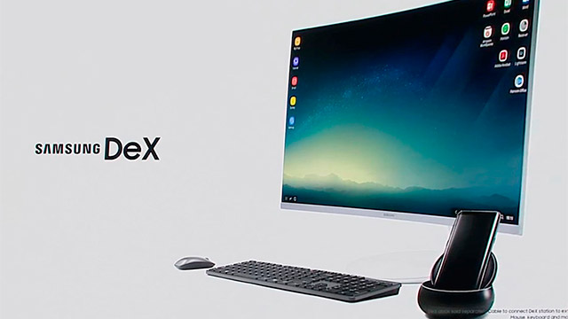 أعلنت شركة Samsung عن Dex، hub for Galaxy S8 يتحول إلى جهاز كمبيوتر يعمل بنظام Android 1