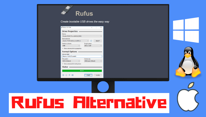 أفضل بديل لـ Rufus لـ Windowsو Mac و Linux