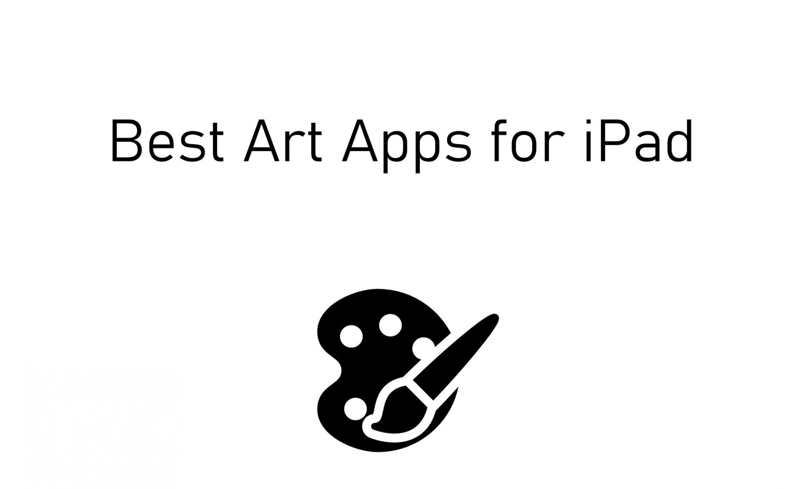 Best Art apps for iPad