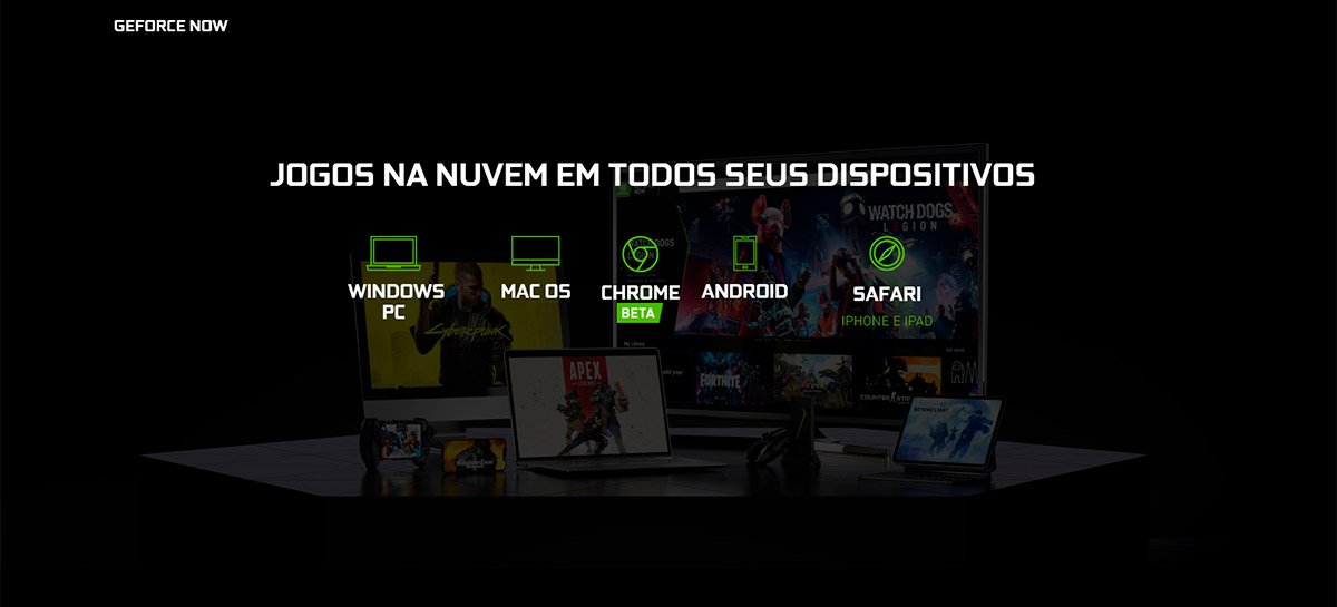 Streaming de games Nvidia GeForce Now chega ao Brasil em breve com plano grátis