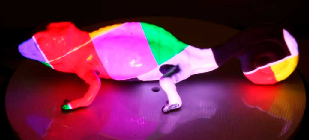 Cientistas criam tinta que muda de cor com luz ultravioleta