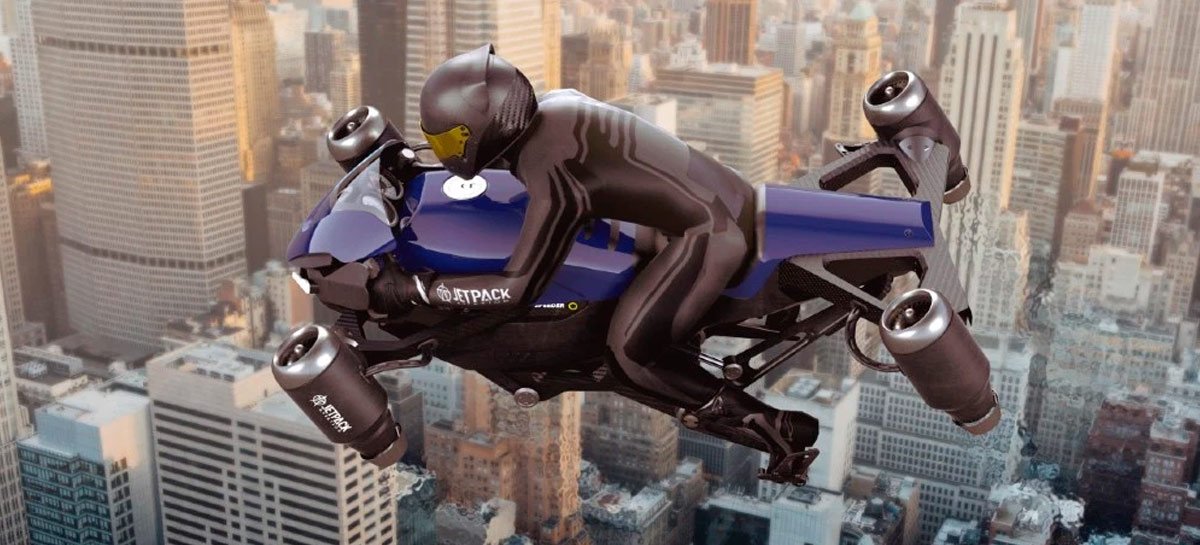 A primeira moto voadora do mundo está perto de se tornar realidade