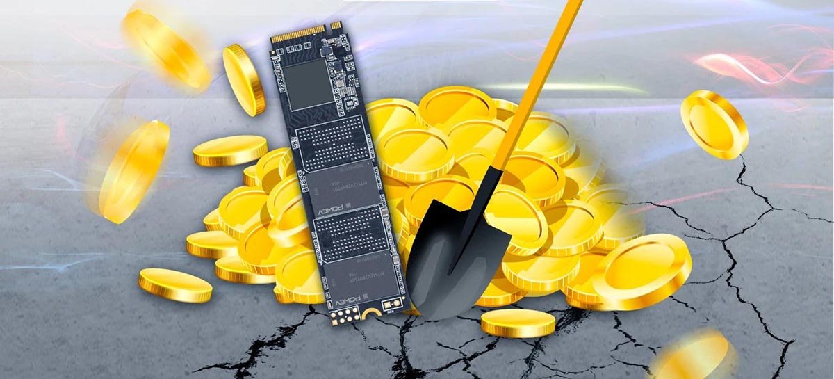 Fabricante chinesa vai criar SSDs para mineração de nova criptomoeda