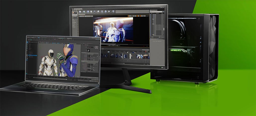 برامج تشغيل Nvidia Studio RTX الجديدة تسرع الخلاط 4x 1